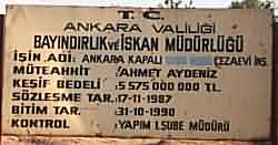 1990 ylnda tamamlanmas gereken binalarn kontrolr emekli oldu ama inaatlar tamamlanamad....